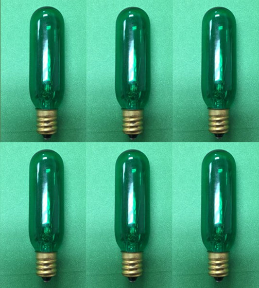 Himalayan Salt Bulb 15W Green 6 Units